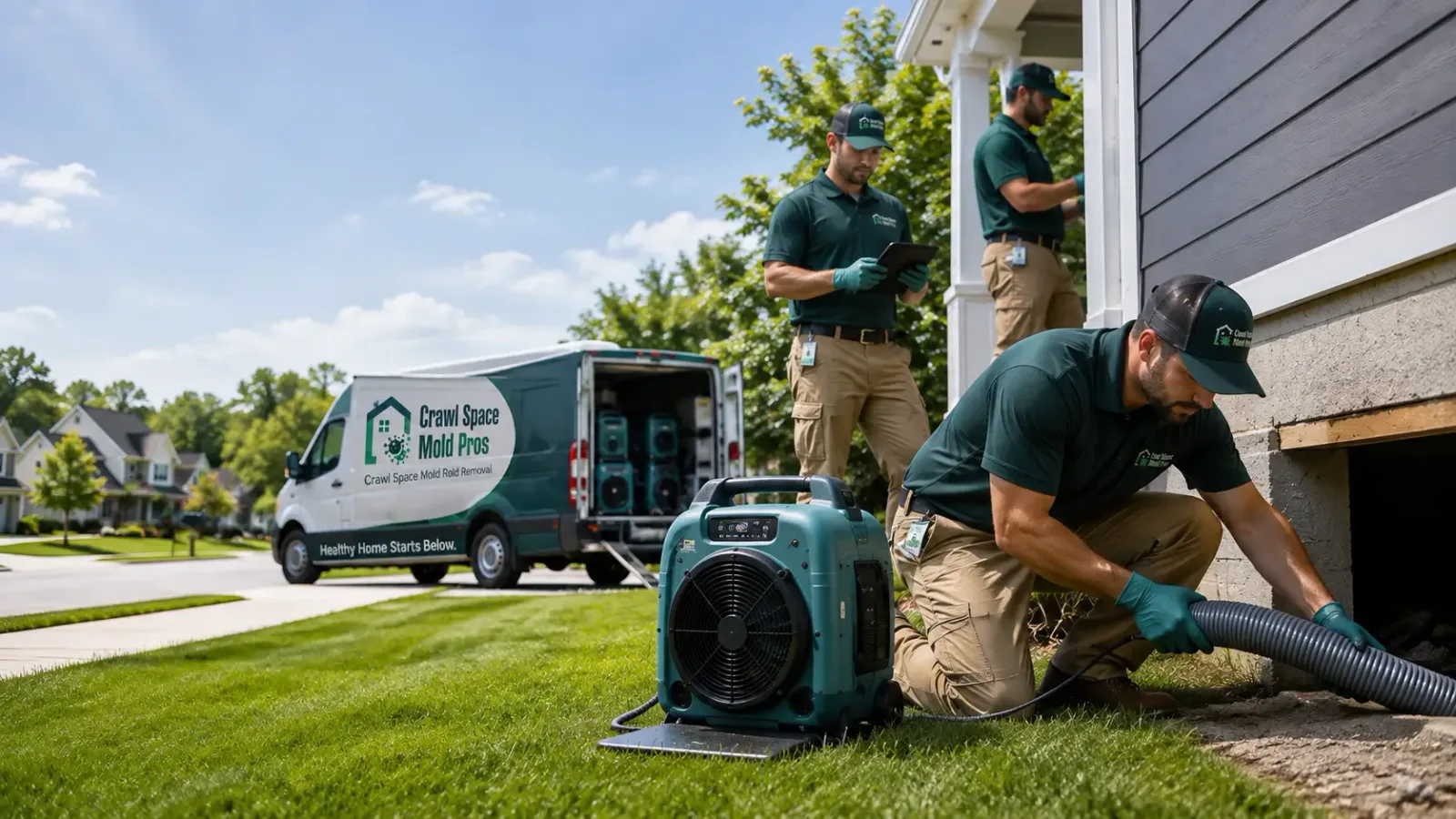 Crawl Space Mold Removal in El Paso, AR